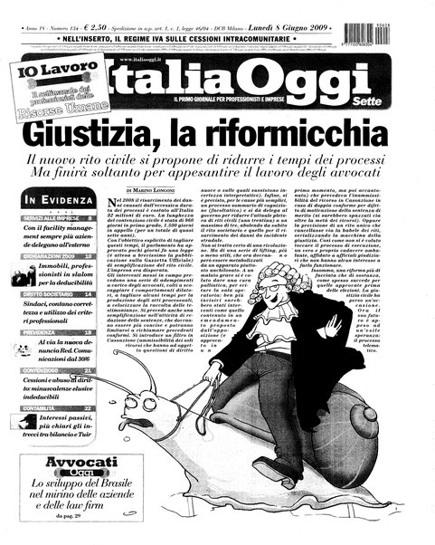 Italia oggi : quotidiano di economia finanza e politica